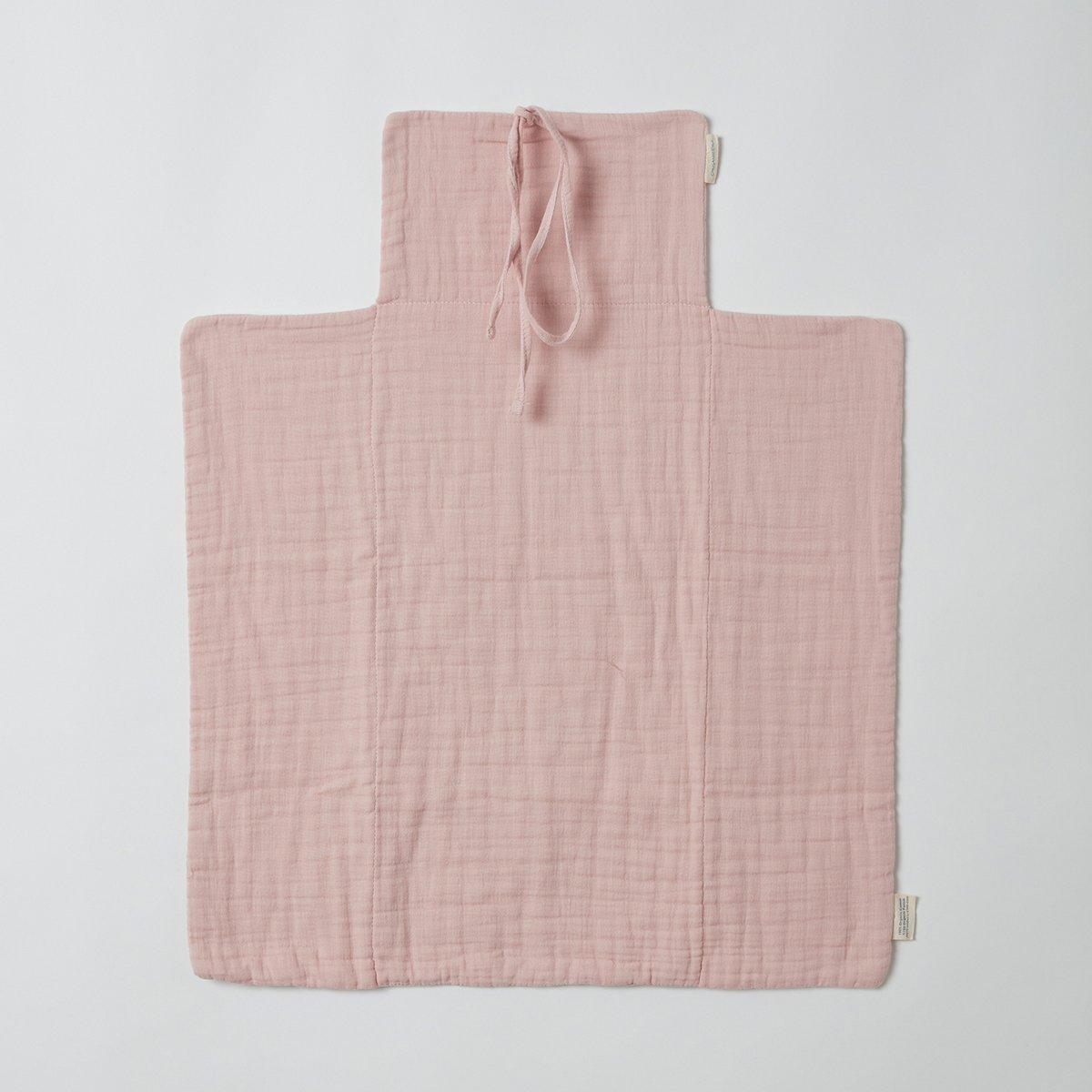 Rosa Wickelunterlage aus weichem Bio-Musselin