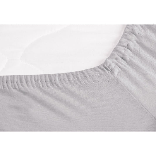 Spannbettlaken für Kinderbetten, aus weichem Jersey in Weiß, passend für Matratzen bis 140 x 70 cm