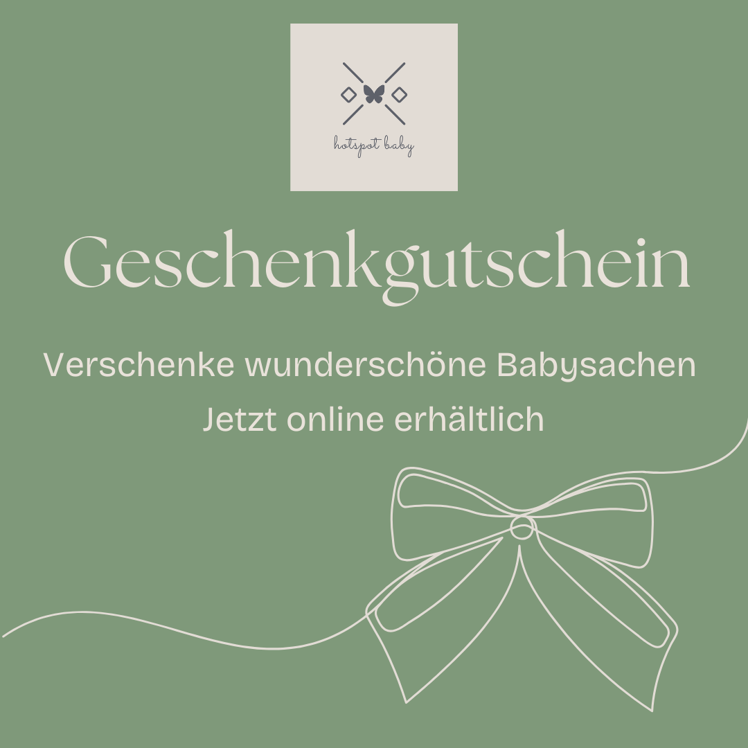 Geschenkgutschein für den Onlineshop, frei wählbarer Betrag, ideal als Geschenkidee für Familien
