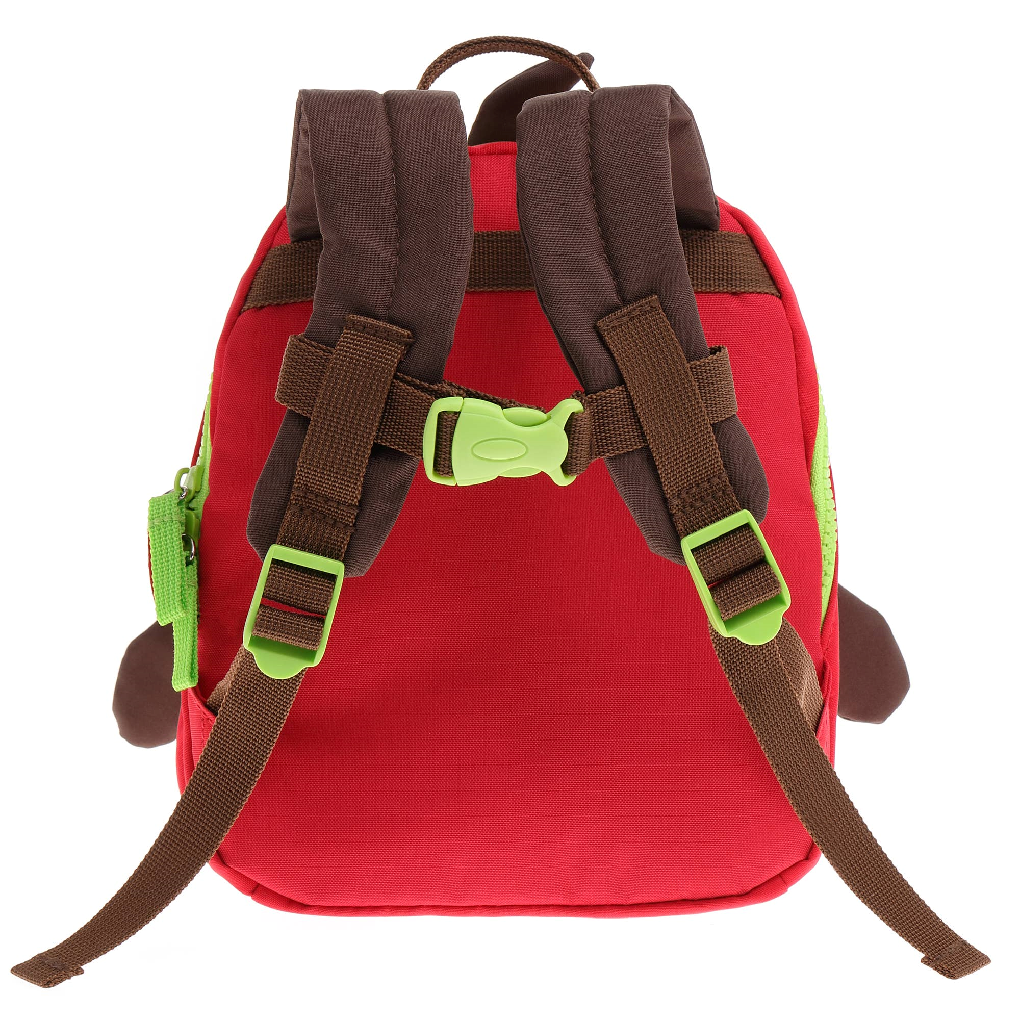 Mini Rucksack Hund von Sigikid in Rot und Braun, mit Hundemotiv und bequemen Schulterriemen und Brustgurtverschluss, 3 Liter Volumen
