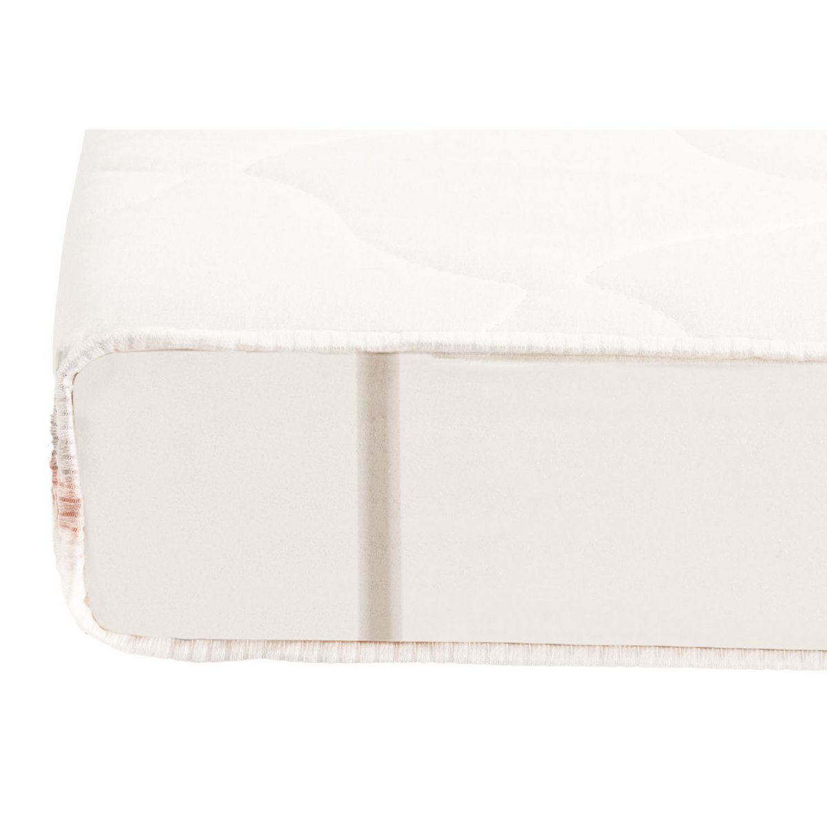 Innenansicht  PU-Komfortschaum mit vertikalen Klimakanälen der Kinderbettmatratze 'Luna Up', 120 x 60 cm, kompaktes Design, ideal für kleine Kinderbetten