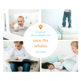Bild in Galerie-Betrachter laden, Studio millemarille ,- save the whales design

