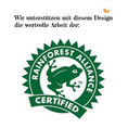 Bild in Galerie-Betrachter laden, Mit diesem Design wird die wertvolle Arbeit der: rainforest alliance unterstützt. zertifiziert
